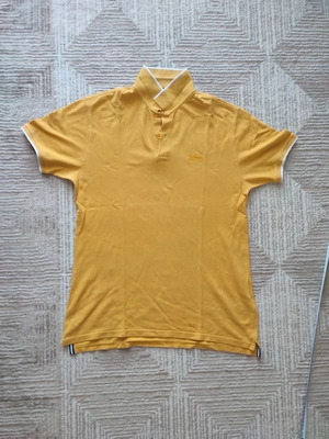 Splendid Polo Shirt XL like new, yellow with white details
