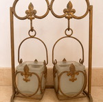 Bronze Floor Candlestick like new