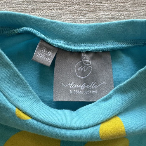 Mirabelle KidsCollection girls' set size 3-4 like new, yellow and turquoise