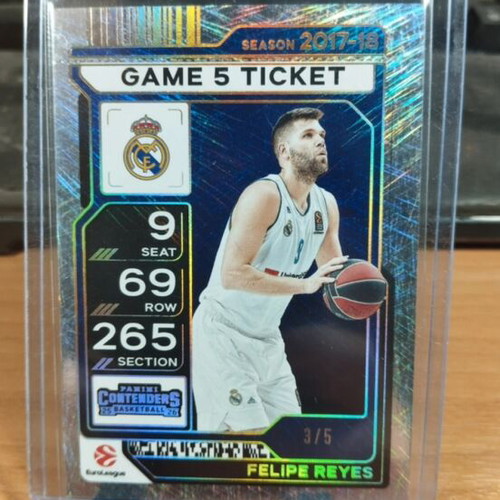 Felipe Reyes /5 Real Madrid game ticket
