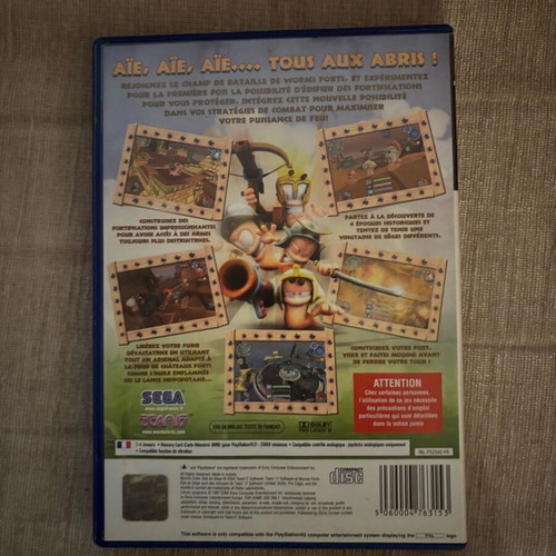 Worms Under Siege PlayStation 2 used complete