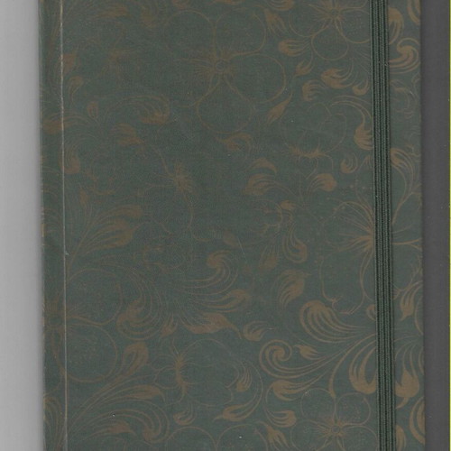 Hardcover notebook like new with elastic 20x14 cm, 90 pages