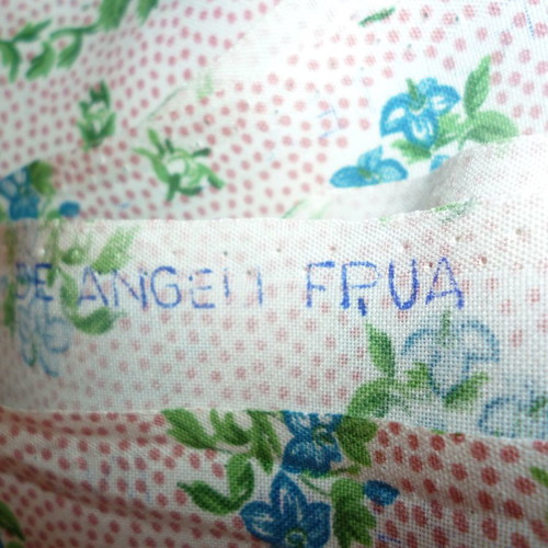 Vintage acrylic fabric 60s new