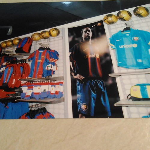 Set of 10 authentic Barcelona stadium photos 2007, like new