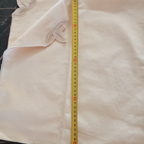 Vintage Linen Tablecloth Set 15 pcs handmade, brand new