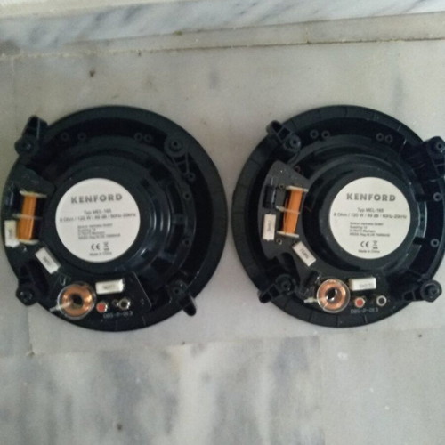 Pair of 2-Way 120W Ceiling Speakers used with Crossover