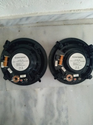 Pair of 2-Way 120W Ceiling Speakers used with Crossover