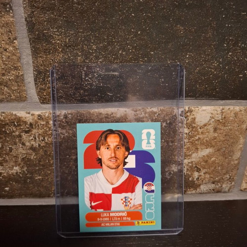 Luka Modric FIFA World Cup 2026 sticker new in protective case
