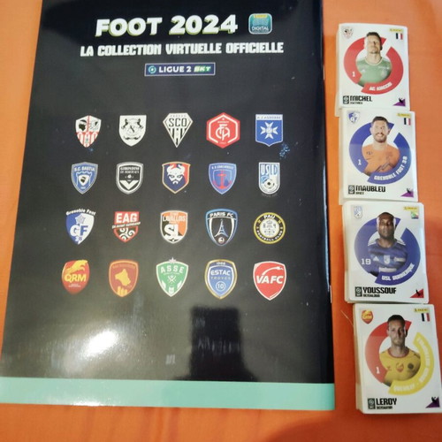 Foot 2024 League 2 album new with complete set French second division rare