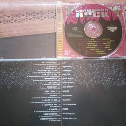 Champions of Rock CD like new, hard rock and heavy metal