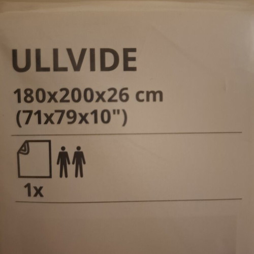 Ikea ULLVIDE fitted sheet 180x200x26 cm waterproof