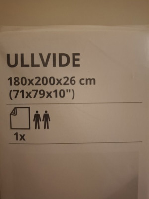 Ikea ULLVIDE fitted sheet 180x200x26 cm waterproof