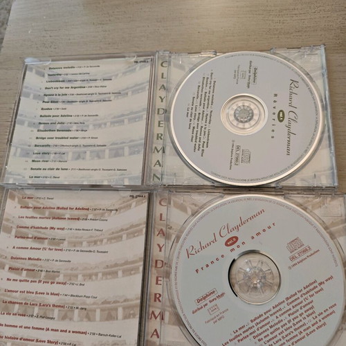 Richard Clayderman 2 CDs used, vol 1 and vol 9 pack