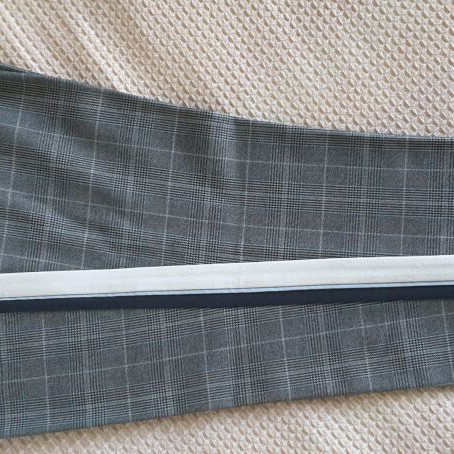 Zara winter pants gray with side stripe like new
