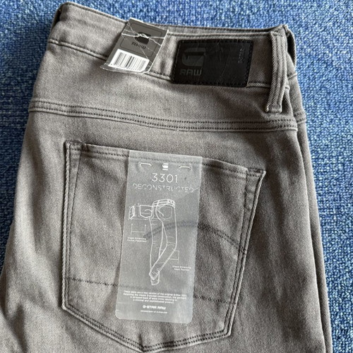 G-Star RAW 3301 Mid Skinny women's jeans new, gray, size XL