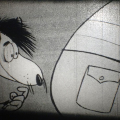 The Little Hungry Wolf Super 8mm film used, black and white, silent