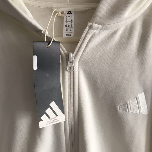 Adidas Sportswear All SZN women's hoodie jacket off white, new