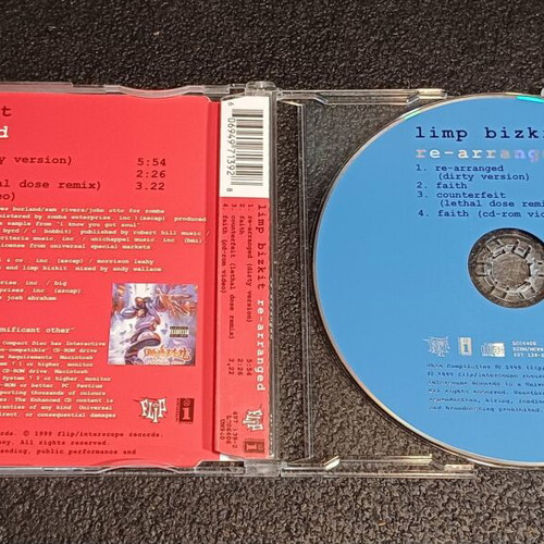 Limp Bizkit Re-Arranged CD Maxi-Single like new, Nu Metal