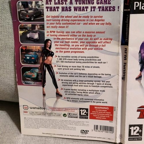 RPM Tuning PlayStation 2 used, racing