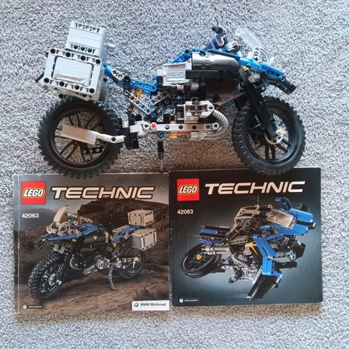 Lego Technic 42063 BMW Motorrad used with instructions and box