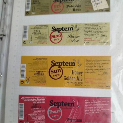 Collection of 146 Different Labels from Greek Microbreweries like new