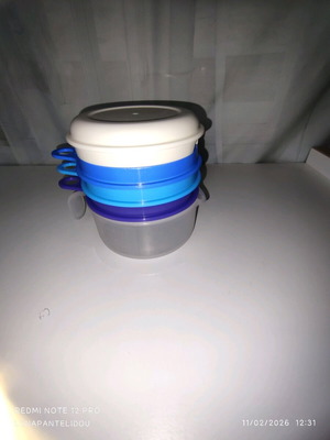 Tupperware kitchen kit blue, white new