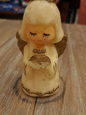 Gurley Christmas angel candle like new, vintage 1960