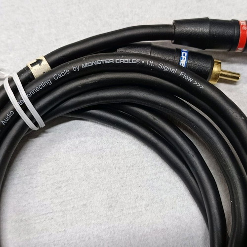 Monster Standard cables used, two pairs