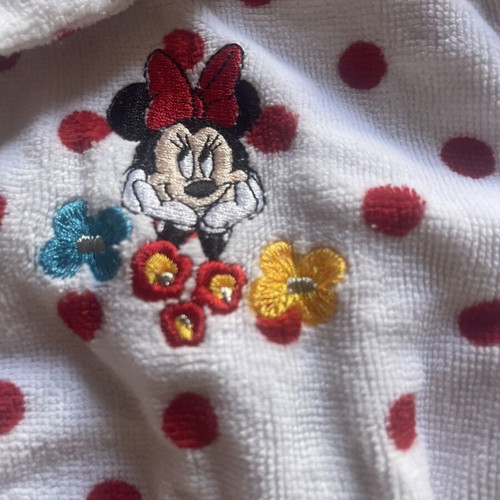 Disney Minnie Mouse children's bathrobe used, size 5-6 years