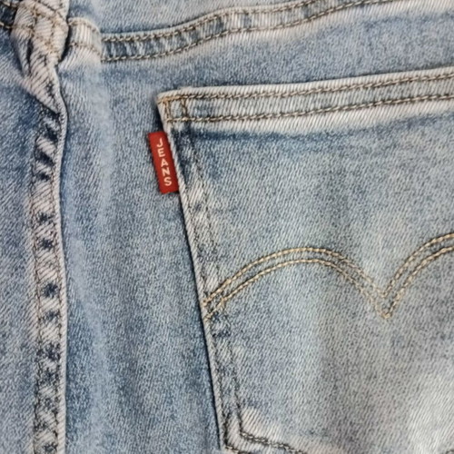 Women's blue jeans, size L, cotton blend
