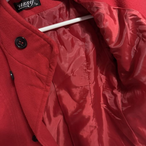 Red coat used, size 50, Assy Fashion