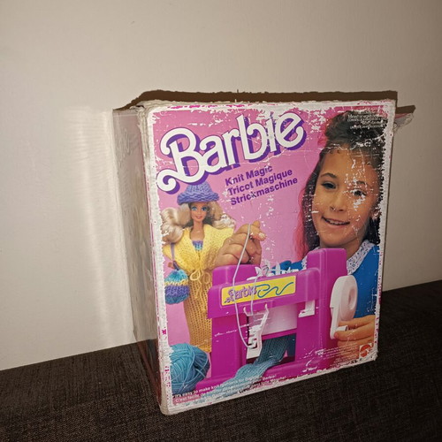 Barbie Knit Magic 1988 used collectible knitting machine