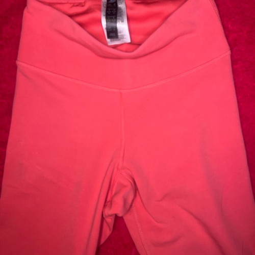 Adidas leggings in coral pink color like new