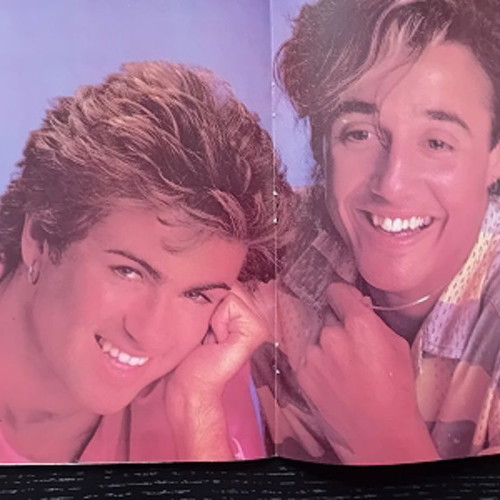 WHAM Manina magazine insert 80s like new
