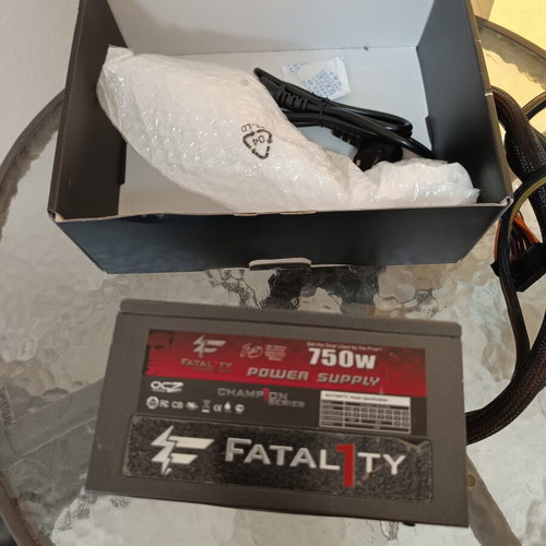 Fatality Pure Power 750W power supply lightly used