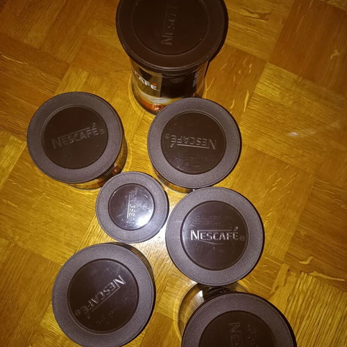 Nescafé Frappe Empty Packaging Like New, Pack of 7