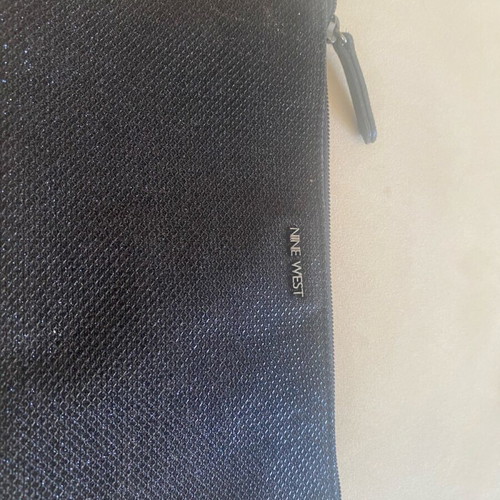 Nine West black wristlet bag like new
