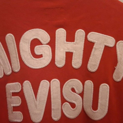 Evisu Jacket XL Red With Stripes Like New
