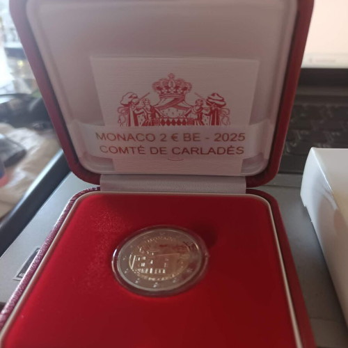 Monaco 2025 Proof Lux Coin new with certificate of authenticity