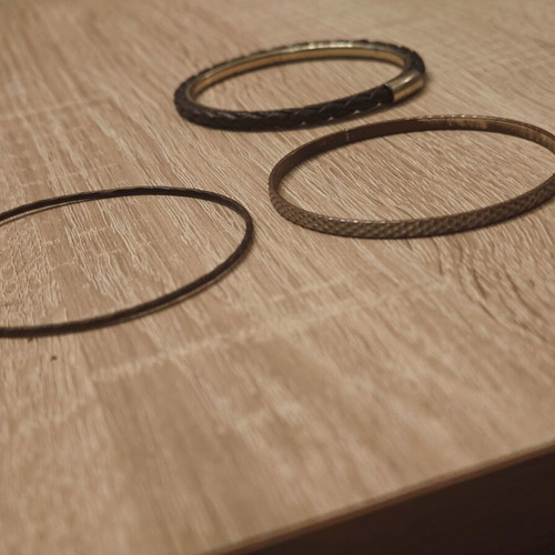 Set of three bracelets