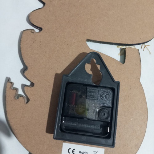 Wall clock dinosaur, non-working mechanism