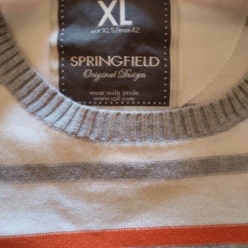 Springfield striped sweater XL like new, multicolor