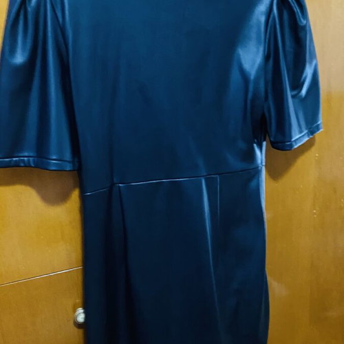 Leather dress new, black, size L