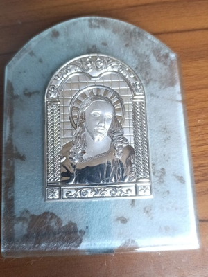 Religious icon used with silver 833‰ mark