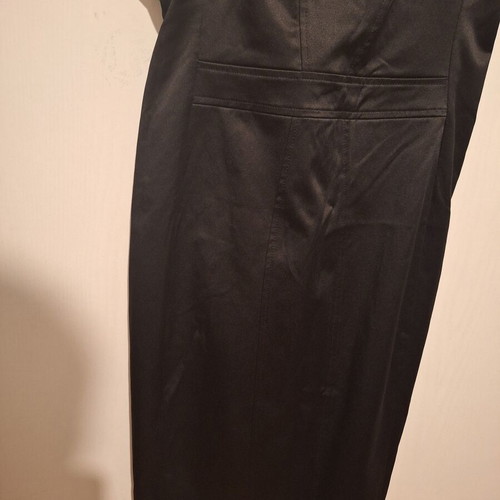 Zic-Zac black midi dress new, elastic, cotton blend