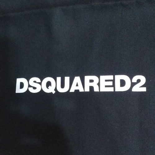 Dust bag Dsquared 2 new, black for shoes 34×38 cm