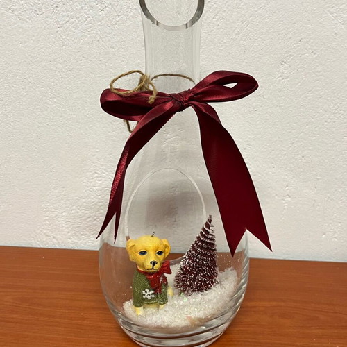 Christmas decorative vase used
