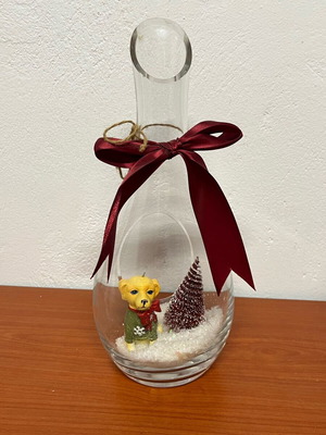 Χριστουγεννιάτικο διακοσμητικό βάζο μεταχειρισμένο