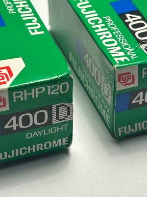 Fuji Chrome Professional 400D RHP 120 φιλμ καινούργιο, σετ 2 τεμαχίων