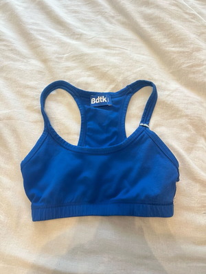 Bdtk sports bra like new, blue, size S